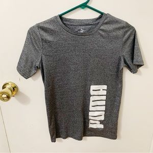 5/$25 Puma kids grey boys Active tee Shirt